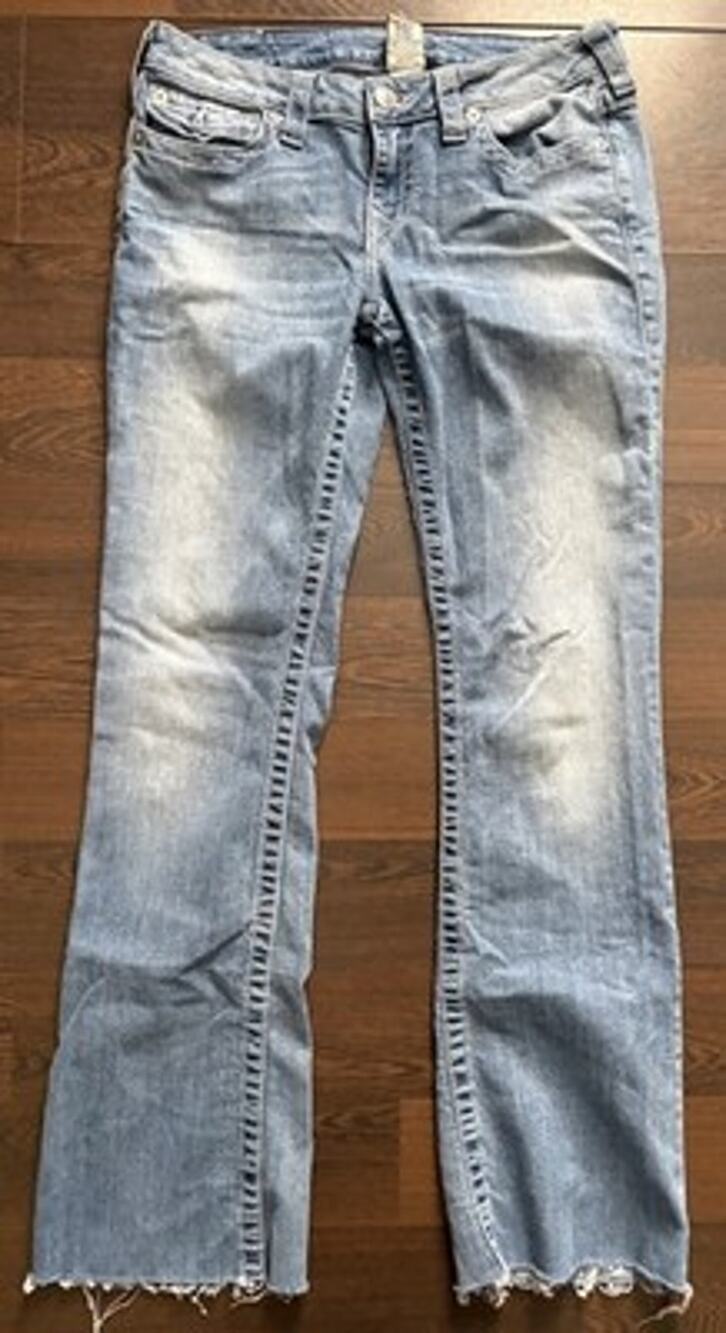 True Religion Low Rise Bootcut Jeans Size 30